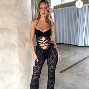 Outcast Lace Black Jumpsuit
